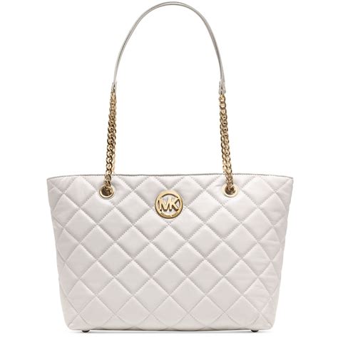 michael kors white quilted purse|Michael Kors white rainbow purse.